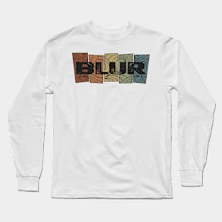 Blur - Retro Pattern Long Sleeve T-Shirt